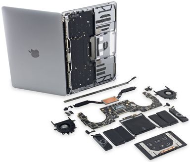 Macbook Pro démonté entièrement